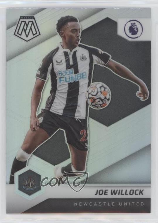 2021-22 Panini Mosaic Premier League Silver Prizm Joe Willock #186 Rookie RC 0c2