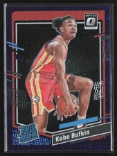 Kobe Bufkin 2023-24 Donruss Optic Purple Stars FOTL RC /17 #220 Atlanta Hawks