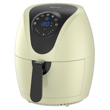EMtronics EMDAF45LCR Digital Large 4.5L Air Fryer with 60 Minute Timer - Cream