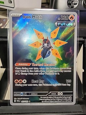 Pokemon TCG - Iron Moth 187/182 Paradox Rift Illustration Rare MINT/NEAR MINT