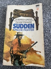 Sudden Outlawed Vintage Paperback Cowboy Western Book Oliver Strange Corgi 1971