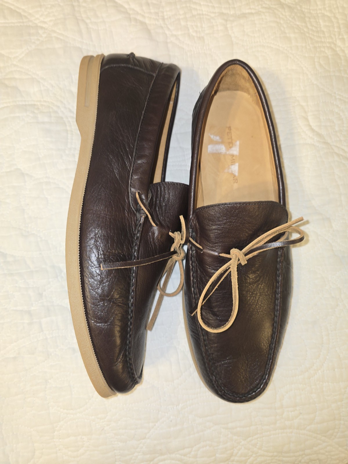 Peter Millar - Excursionist Leather Boat Shoes - … - image 7