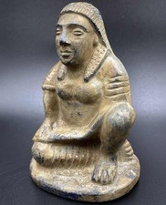 Collectible Ancient Roman Greek Rara lapis lazuli Stone  Figure