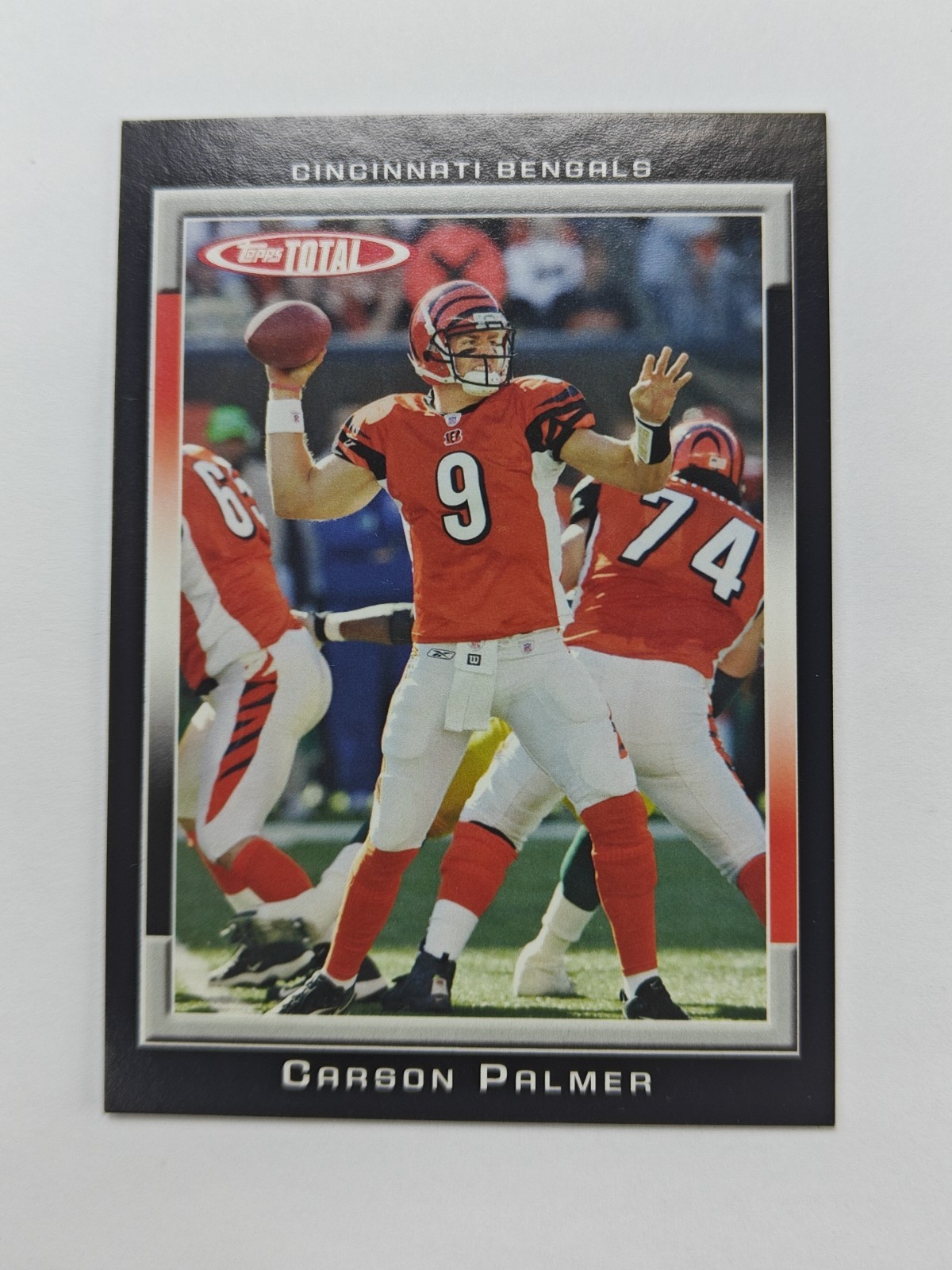 2006 Topps Total Total Black 18/50 Carson Palmer #222 0ar