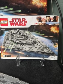 LEGO Star Wars: First Order Star Destroyer (75190) W/ Box, Minifigures & Book 