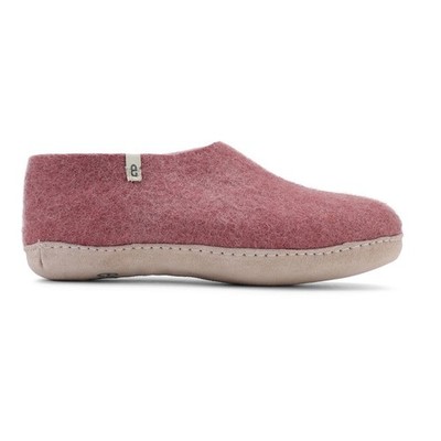 Egos Copenhagen Felt Slipper Shoe Classic Made From Sheep Wool Dusty Rose