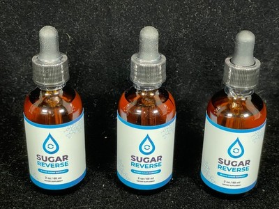 (3 Pack) Sugar Reverse Drops, Support for Blood Sugar Levels