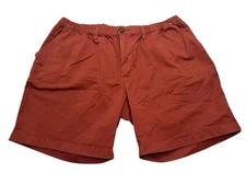 Men's Chubbies Original Stretch Khaki Shorts 7" Size XXL Rust Orange