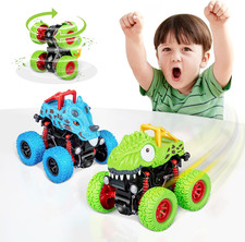 Dinosaur Toys for 2 3 4 5 Year Old Boys - Monster Truck Toys for Toddlers Boys A