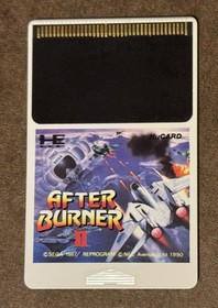 After Burner II PC Engine NEC HuCard Japan Import US Seller TESTED