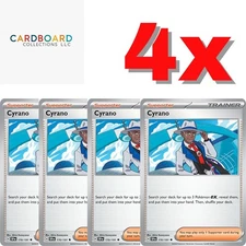 4 x Cyrano - 170/191 - SV08: Surging Sparks (SSP)- Playset - Pokemon TCG