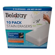 Beldray 10 Pack Stain Erasers, Easily Erases Scuff Marks, Easy Use - 16G