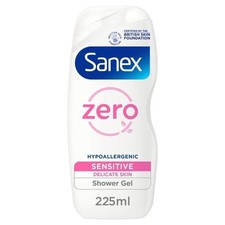 Sanex Gel Doccia Lavaggio Corpo Pelle Zero% Sensibile 225ml - Approvvigionamento Sostenibile
