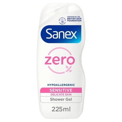 Sanex Zero% Sensitive Skin Body Wash Duschgel 225ml - Nachhaltige Beschaffung