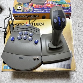 Sega Saturn Analog Controller Mission Stick GS-9111 Tested Free Shipping 2298-1