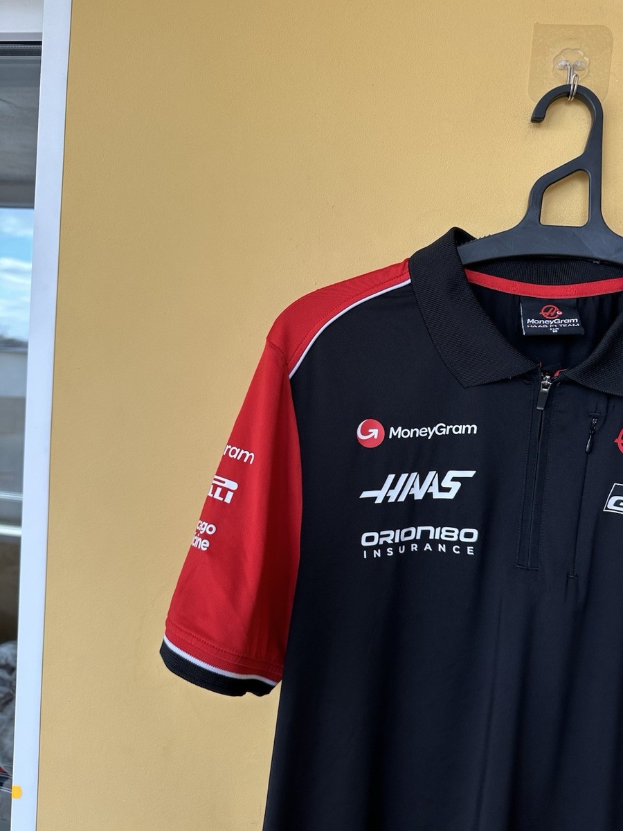 Haas F1 チーム ポロシャツ MoneyGram MONEYGRAM HAAS F1 TEAM GR Toyota ISSUE POLO SHIRT 2024 Size M | eBay