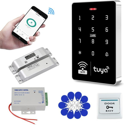 Smart Wifi RFID Access Control Kit with Waterproof Lock & App Unlock