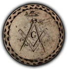 Love Token Masonic on 25c Seated Liberty Silver Quarter - SKU-Z6561