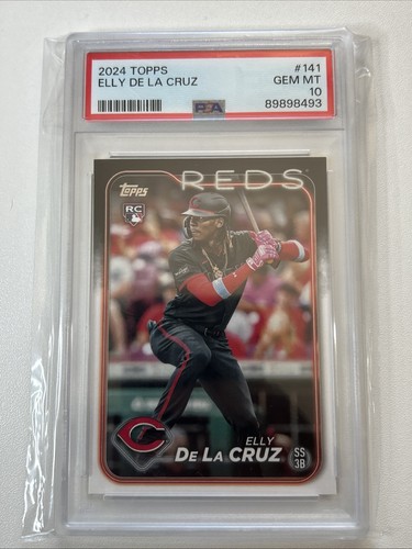 2024 Topps Series 1 - Elly De La Cruz #141 (RC) PSA 10