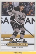 2019-20 Upper Deck UD Canvas Young Guns Kale Clague #C212 READ 01mr