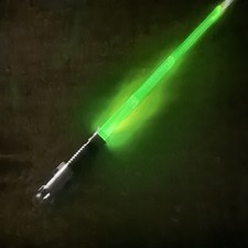 Star Wars Luke Skywalker Green Lightsaber Lights and Sound 2015 Tested