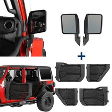 4x Tube Half Doors 2x Mirrors Fit 2018-2026 Jeep Wrangler Jl Gladiator Jt 4x Tube Half Doors 2x Mirrors Fit 2018-2026 Jeep Wrangler Jl Gladiator Jt