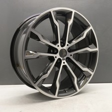 BMW X3 X4 699M 20" DIAMOND CUT ALLOY WHEEL RIM OEM 7916265 FRONT GENUINE X1