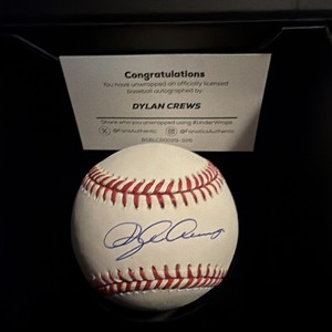Fanatics Autographed Dylan Crews Ball COA Nationals  