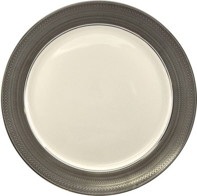 Pickard St Moritz Dinner Plate Ivory Background