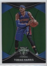 2016-17 Panini Totally Certified Green 3/5 Tobias Harris #44 1ap2