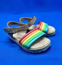 Little Girl s Toddler Sandals Rainbow Summer Size 5