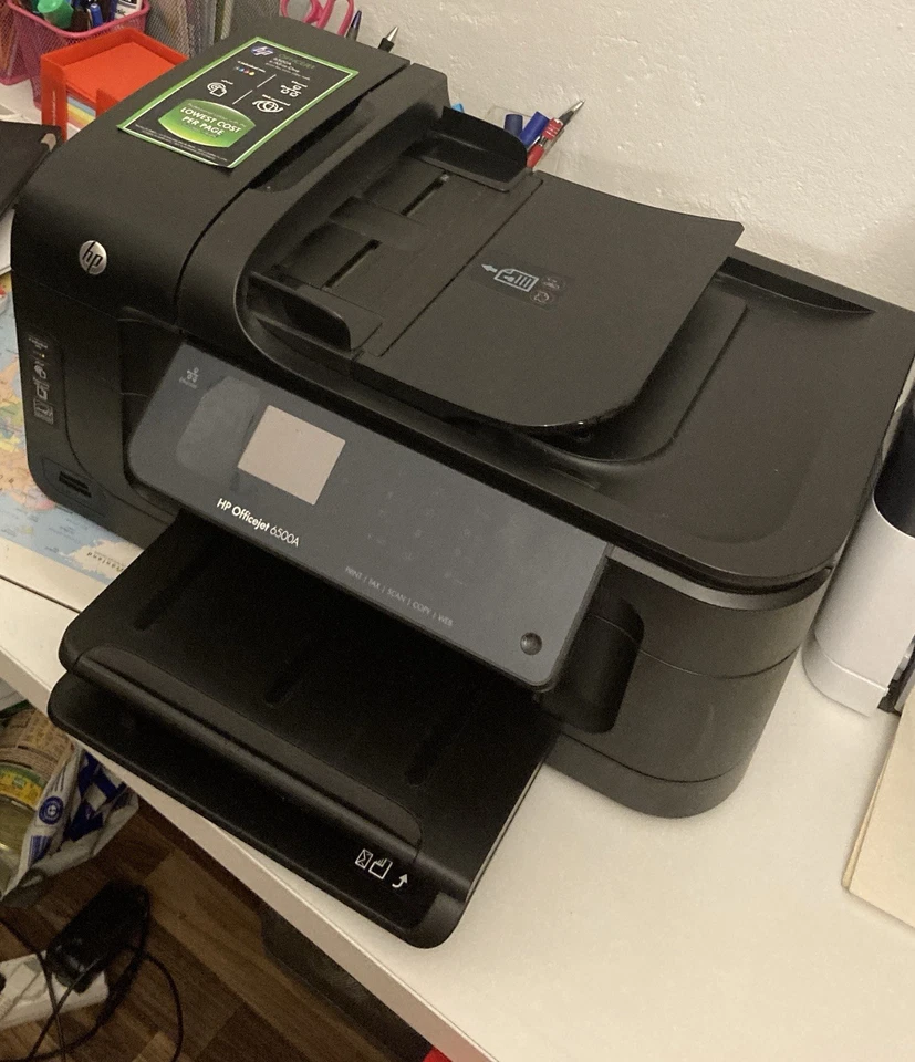 HP OfficeJet 6500A E710a E-All-in-One-Drucker, USB, Netzwerk, Scanner, Fax - Bild 2 von 3