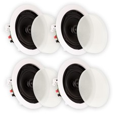 Theater Solutions TS50C Flush Mount In Ceiling Speakers 2-Way Home 2 Pair Pack