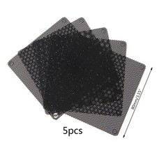5 Piece Dust Cover PVC Fan Dustproof Filter 8...