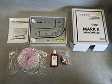 -700 Mark II 25 Molded Plastic Manometer, Range 0-3" W.C., Red - NEVER USED!