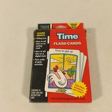 Vintage Telling Time Flash Cards by Trend Enterprises 1985 - Complete Set