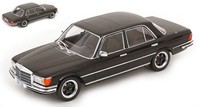 Modellauto Statisch Mercedes S-KLASSE W116 1972 Schwarz Modellbau Massstab 1:18