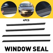 4x Window Door Weatherstrip Moulding Trim Seal Belt Fit Honda Fit Jazz 2008-2013