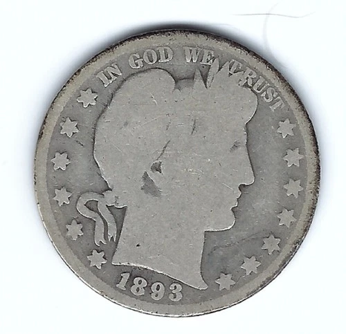 1893 BARBER HALF DOLLAR