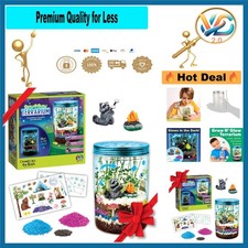 Grow 'N Glow Terrarium Kit for Kids STEM Science Craft Ages 6 Educational Gift