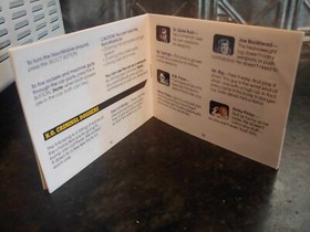 NARC Nintendo NES Game Original ACCLAIM Instruction Manual 1990 Booklet **ONLY**