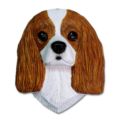 Cavalier King Charles Head Plaque Figurine Blenheim