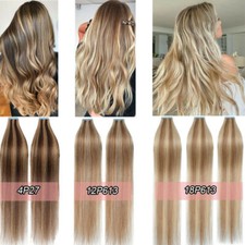 Invisible Seamless Premium Tape in Human Hair Extensions Skin Weft Highlight US