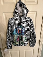 MEMBERS ONLY UNISEX KIDS 10/12 LOONEY TUNES Taz HOODED Windbreaker BUGS BUNNY