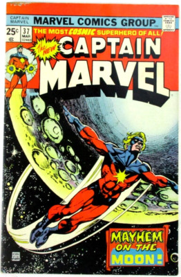 Marvel Comics CAPTAIN MARVEL #37 March 1975!!
