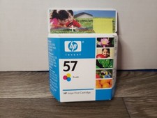 Genuine HP 57 Tri Color Ink Cartridge New in Sealed Box Expired 4/2006