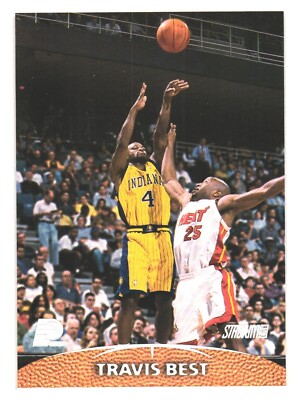 1999-00 Stadium Club NBA Basketball Indiana Pacers Travis Best