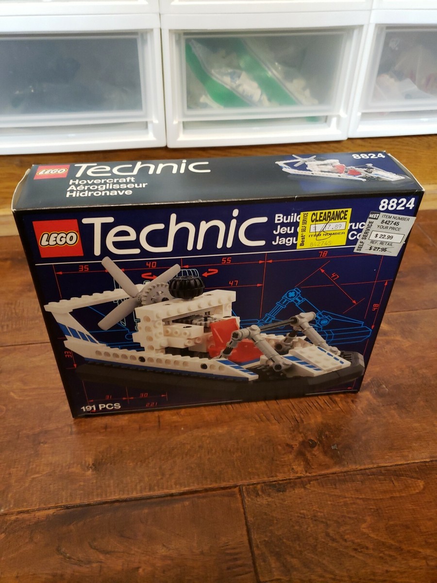 Lego Technic Model Harbor Set 8824 Hovercraft New Complete Sealed