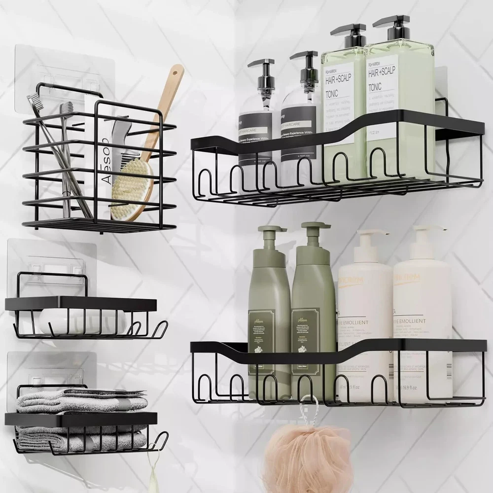 25PC Bathroom Accessory Set with Shower Caddy & Essentials