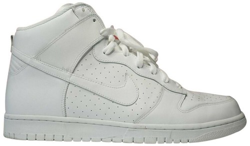 Nike SB Dunk Hi Lime Green White RARE Skateboarding 309432-171 2007 - Size 8 Nike SB Dunk Hi Lime Green White RARE Skateboarding 309432  main image 2